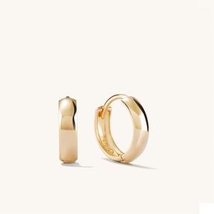 Mejuri Solid 14k Gold Bold Huggie Hoops
